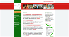 Desktop Screenshot of apfelbaeumchen-nussloch.de